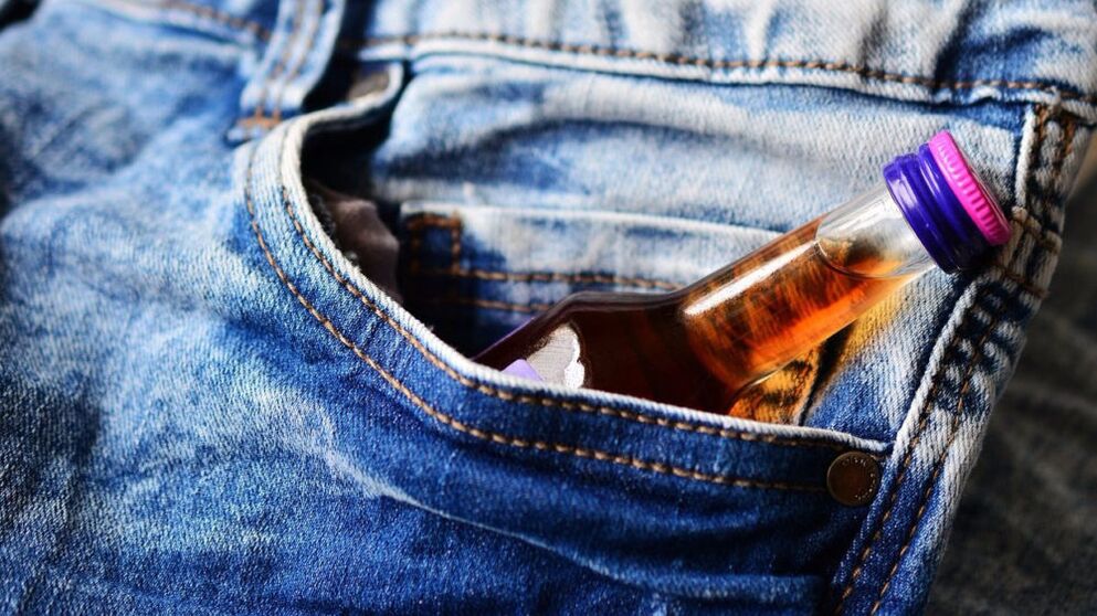 Alkohola pudele jūsu kabatā